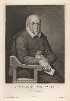 Medici Prints: Cesare Aretusi, Italian painter, 1549-1612