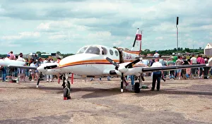 Fairford Prints: Cessna 340A HB-LPK