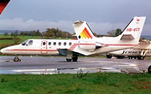 Citation Prints: Cessna 550 Citation II HB-VIT