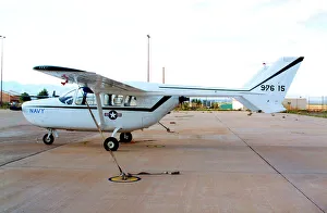 Davis Monthan Prints: Cessna O-2A-CE Super Skymaster 69-7615