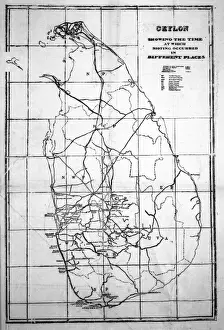 Ceylon riots map