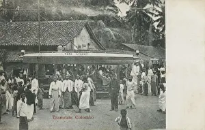 Colombo Prints: Ceylon (Sri Lanka) - Colombo - Tram