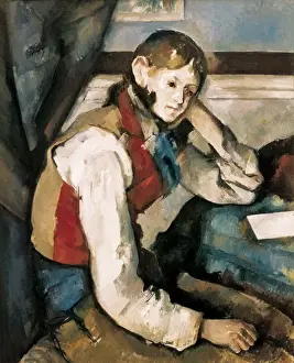 CEZANNE, Paul (1839-1906). The Boy in the Red