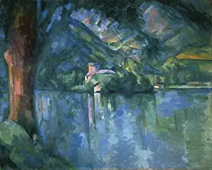 Impressionists Prints: CEZANNE, Paul (1839-1906). Lake Annecy. 1896