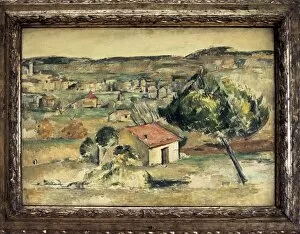 Impressionist Gallery: CEZANNE, Paul (1839-1906). Provence Hills. 1878