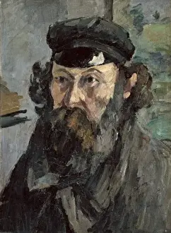 Cezanne Prints: CEZANNE, Paul (1839-1906). Self-portrait in a