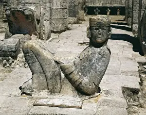 Maya Prints: Chac-Mool. ca. 12th c. MEXICO. YUCATN. Chich鮠