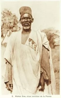 Images Dated 24th March 2011: Chad, Africa - An elderly French colonial soldier