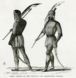 Knights Prints: Chainmail armour 12th & 13th century