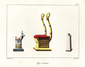 Chair and scriptorium, 10th century