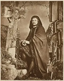 Bard Prints: Chales Fechter as Hamlet