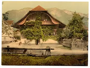 Chalet Prints: Chalet Suisse, Bernese Oberland, Switzerland