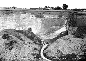 Quarry Prints: Chalk Capped By Boulder Clay, Magheralin Quarry, Moira