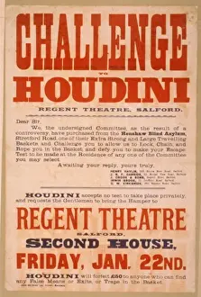 Challenge to Houdini, Regent Theatre, Salford