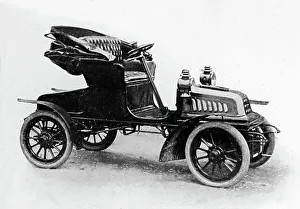 Challenge Prints: A Challenge veteran car, early 1900s