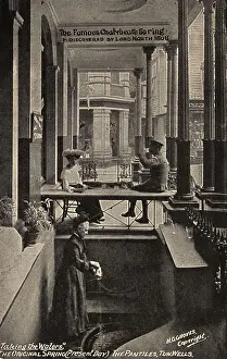 Tunbridge Prints: Chalybeate Spring, The Pantiles, Tunbridge Wells, Kent