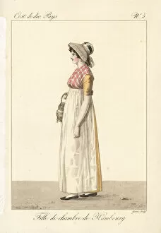 Chambermaid of Hamburg, Germany, 19th century