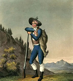 Shoulder Prints: CHAMOIS HUNTER