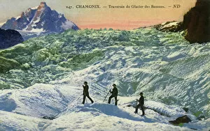 Chamonix, France - Crossing the Bossons Glacier