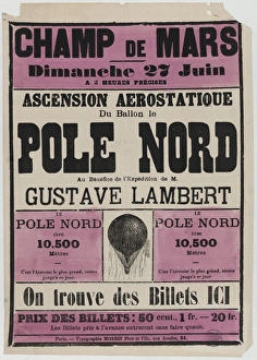 Aerostatique Gallery: Champ de Mars, dimanche 17 juin, a 5 heures preciss. Ascensi