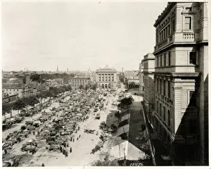 Gelatin Prints: Champ de Mars market, Montreal Canada, c. 1920