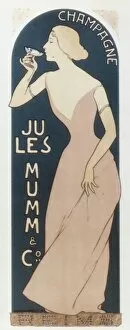 Alcohols Gallery: Champagne Jules Mumm and Co (1894). Poster by