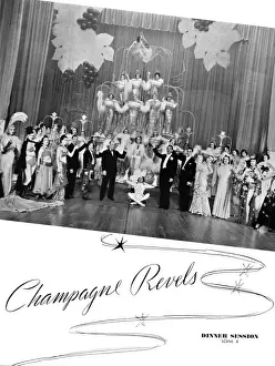 Fischer Prints: The Champagne Revels scene in Plaisirs de Paris, London Casi