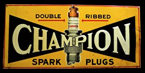 Signs Collection: Champion Spark Plugs