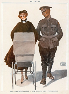 Contented Collection: Champs Elysees 1919
