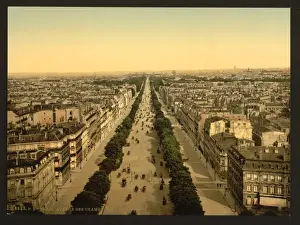 Champs Elysees, an avenue, Paris, France