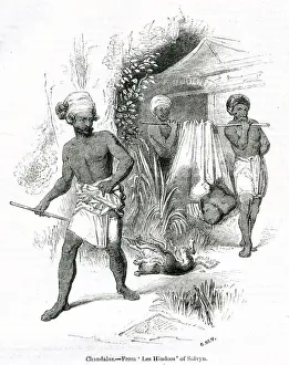 Lower Prints: Chandalas, lower-caste Hindus, India
