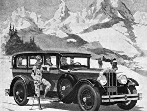 Images Dated 7th October 2011: Chandler Motor Company Car in the Mountains