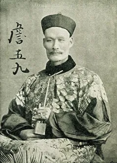 Chang Prints: Chang Woo Gow (Chang Yu Sing), Chinese giant