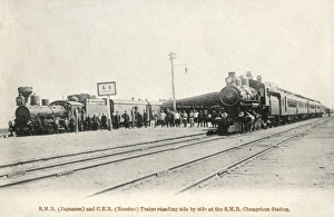 Images Dated 18th March 2011: Changchun - Russian and Japanese trains