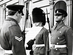 Images Dated 27th March 2015: Changing the guard at Buckingham Palace
