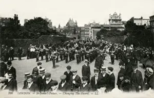 Boaters Prints: Changing the guard - St. Jamess Palace, London