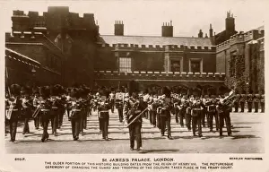 London Prints: Changing the Guard at St. Jamess Palace, London