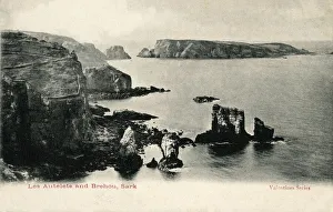 Images Dated 3rd April 2019: Channel Islands - Sark - Les Autelets and Brehou Island