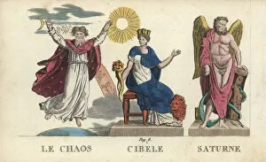 Chaos, Cybele or Rhea, and Saturn