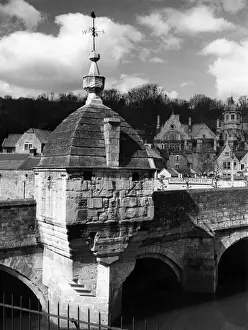 Avon Prints: The Chapel on the Bridge, Bradford-on-Avon, Wiltshire, England