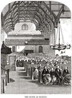 Brixton Prints: Chapel at Brixton Prison