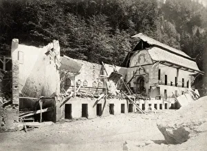 Bains Prints: Chapel ruins, Saint-Gervais les Bains, France