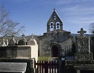 Belfry Prints: Chapel of Saint Thecla of Abeleda. Galicia. Spain