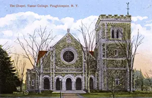 Chapels Prints: The Chapel, Vassar College, Poughkeepsie, NY State, USA