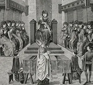 Huyot Prints: Chapter of the Order of the Golden Fleece held