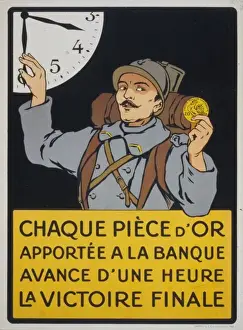 Victoire Prints: Chaque piece d or apporte ?a banque avance d une heure la Chaque piece d or apporte