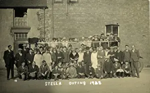 Stella Prints: Charabanc Outing, Llangollen, Denbighshire
