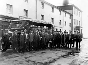 Lapel Prints: Charabanc outing, Walton-on-the-Naze, Essex