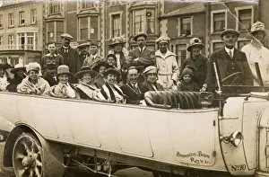 Excursion Prints: Charabanc Tour - Brookes Bros, Rhyl, Denbighshire, Wales