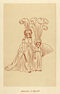Waisted Prints: Characters in High Life, c. 1796